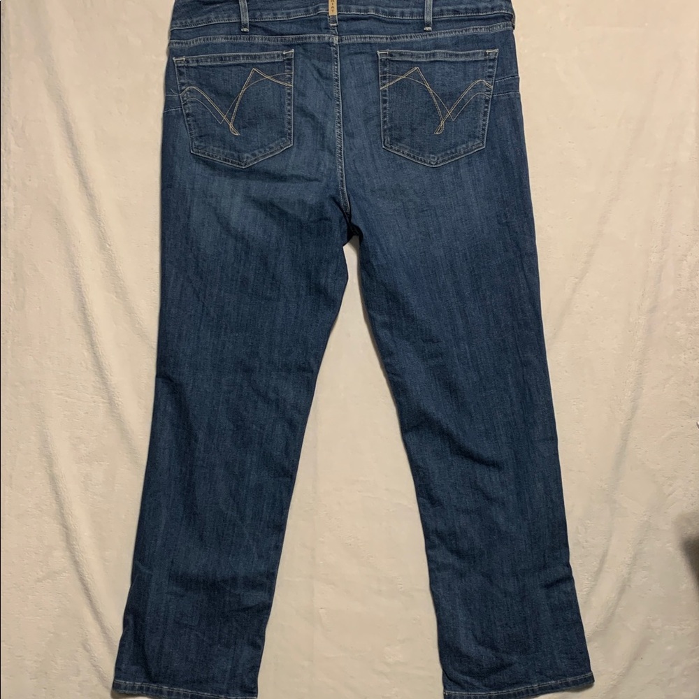 Ariat Perfect Rise Mackenzie real Abby Straight Jeans plus size 24 WR 33” inseam